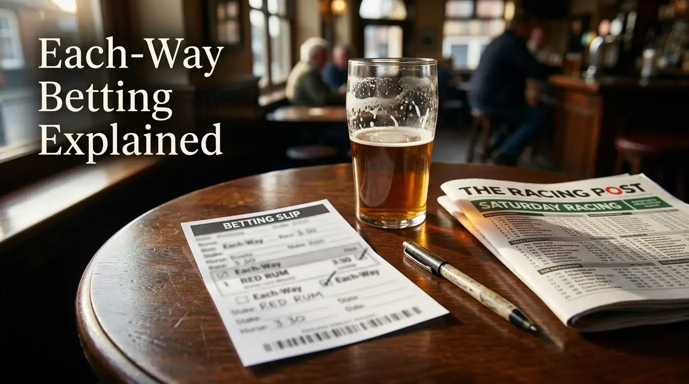 Each-way betting explained with place terms and strategy