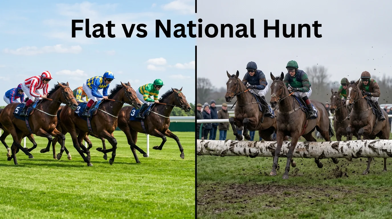 Flat racing versus National Hunt differences seasons and bets