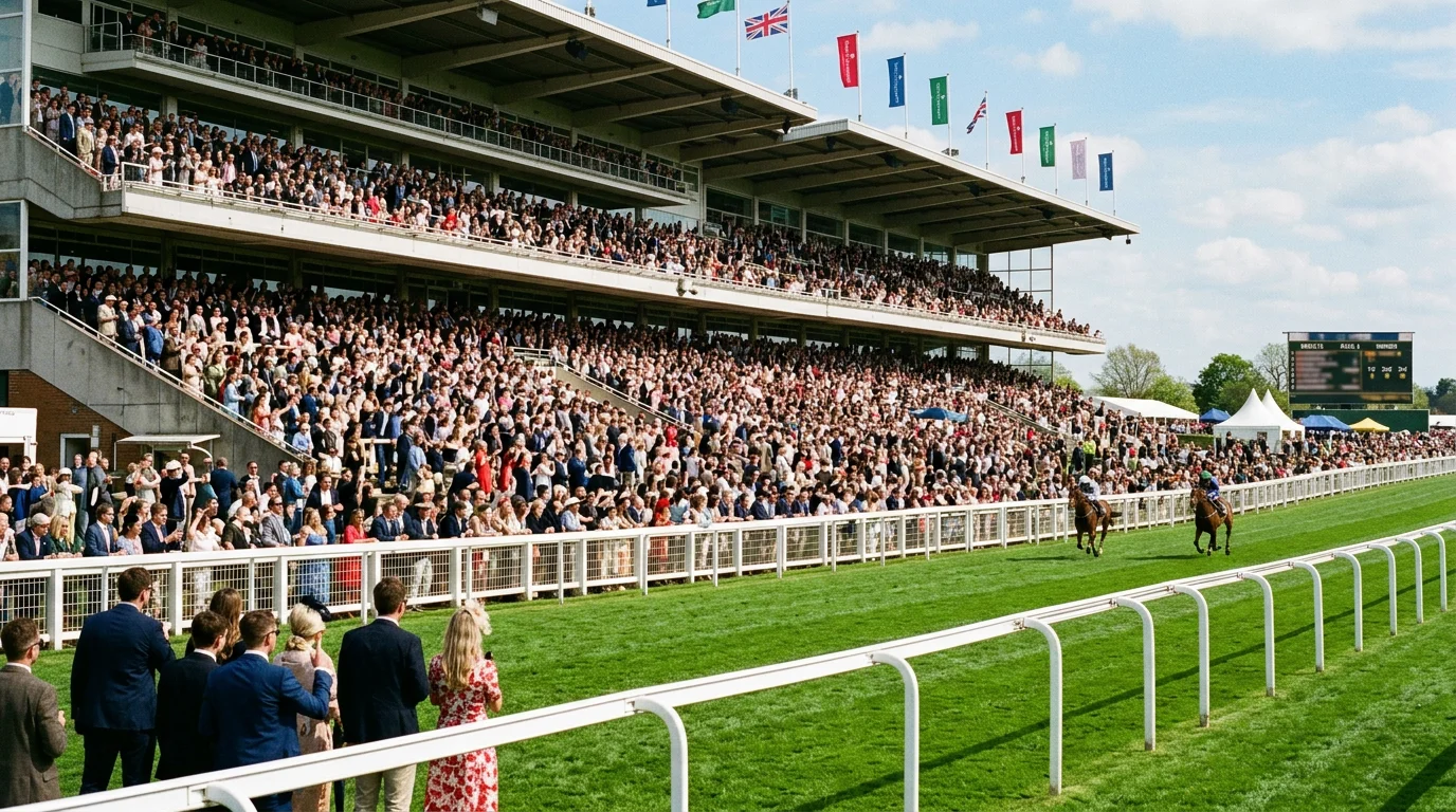 UK horse racing betting market growth and racecourse attendance